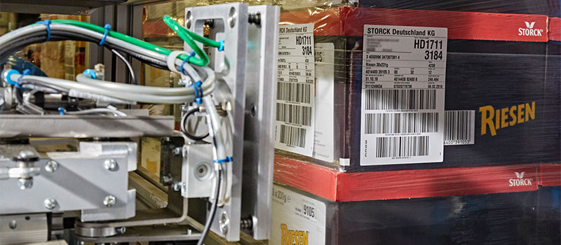 Pallet labeler considering GS1 standards - REA LABEL