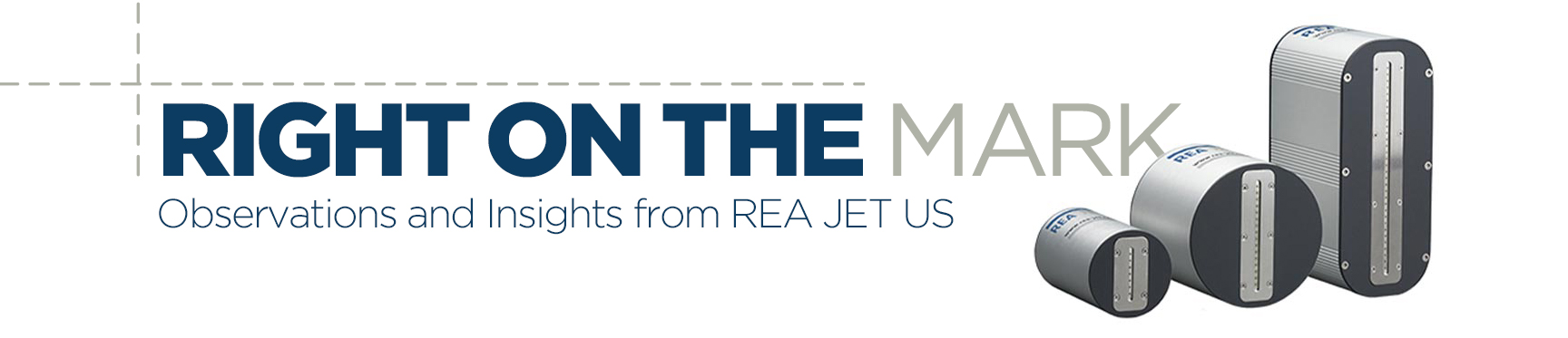 right on the mark, observations and insights from REA Jet US, blog header graphic