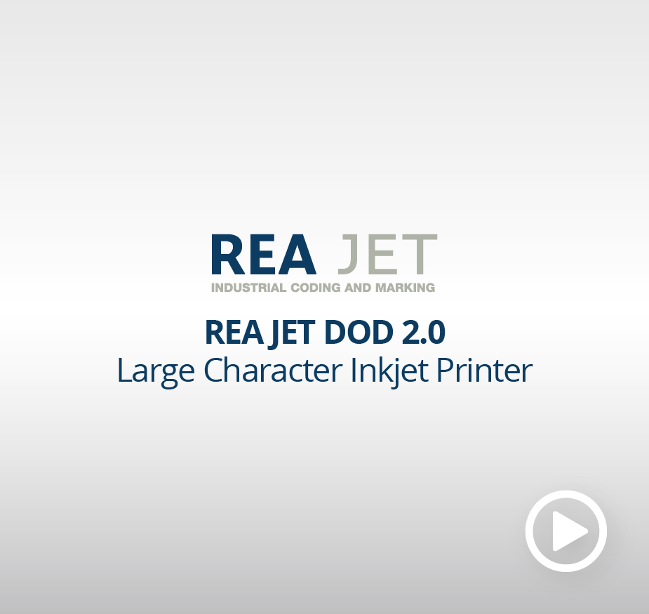 REA JET DOD 2.0 | Large Character Inkjet Printer video poster