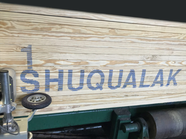 REA JET DOD 2.0 | Larger Character Inkjet Printers | lumber bundle marking | Shuqualak