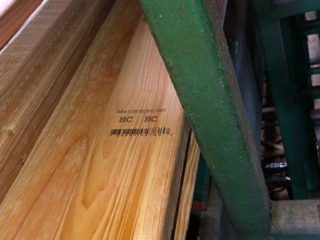 UPC marking on board face