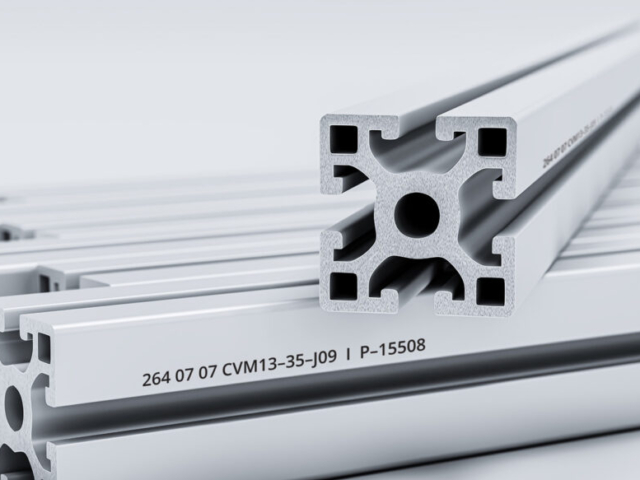 aluminum extrusion marking