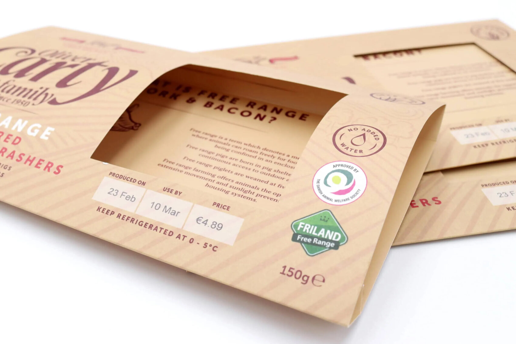 Clear coding and marking on product packaging ensuring traceability and compliance