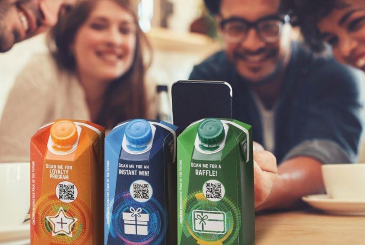 Future consumer packaging trends featuring digital integration