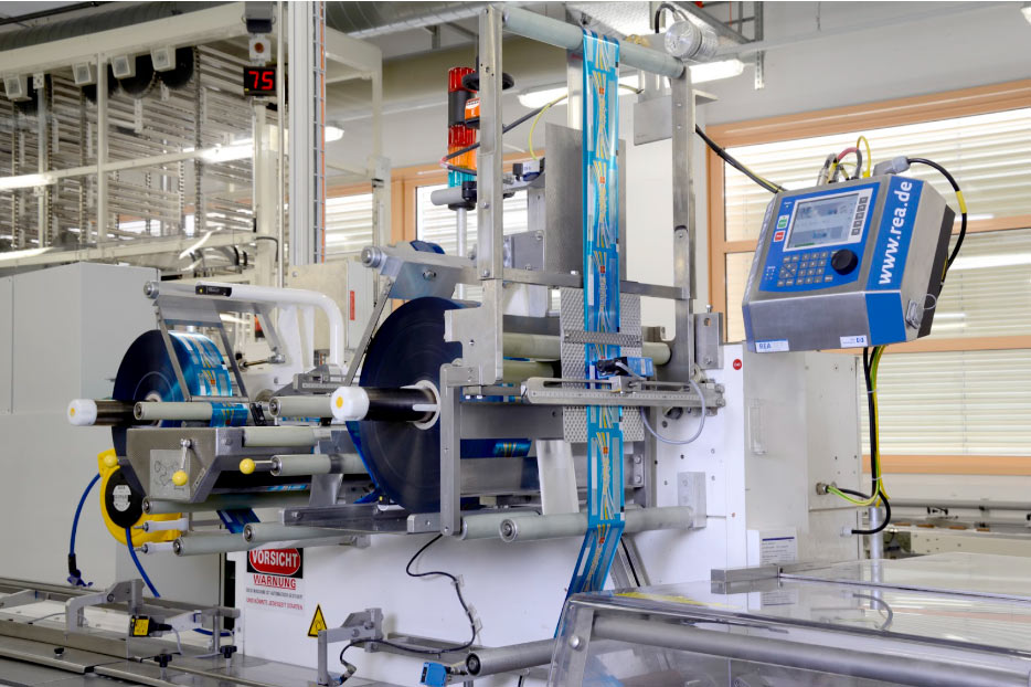 Continuous inkjet system used for date coding packaging