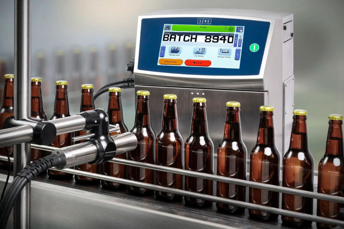 Improving Product Traceability with Inkjet Coding and Marking 15 Industrial inkjet coding and marking system printing batch numbers and expiration dates on product packaging.