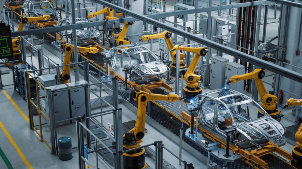 Reliable Solutions for Automotive Part Marking in Manufacturing 12 Automotive factory assembly line using laser and inkjet systems for automotive part marking and traceability.